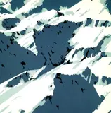 Gerhard Richter, Schweizer Alpen I, 1969, 5 Farbserigraphien, jeweils auf festem glatten Papier