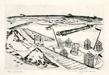 Max Beckmann, Strand, 1922, Etching