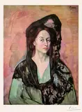 Pablo Picasso, Madame Ricardo Canals, 1966, Offset lithograph in colours