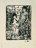 Otto Mueller, Polnische Familie, 1920, Lithograph