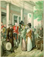 Deutsche Spiessbürgerey by Georg Emanuel Opiz, 1815, Watercolour, sold Oct 2004