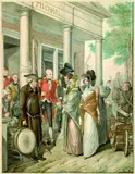 Georg Emanuel Opiz, Deutsche Spiessbürgerey, 1815, Watercolour