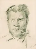 Wilhelm Leibl, Der Freund Sperl en face