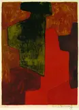 Composition orange et verte by Serge Poliakoff, 1964, Lithograph in colours, sold Oct 2004
