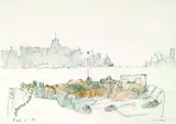 Zoran Mušič, Blick auf Giudecca