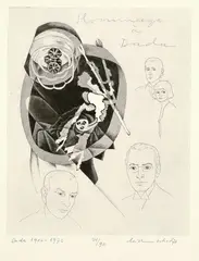 Hommage à Dada by Christian Schad, 1976, Portfolio, sold Oct 2004
