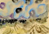Stürmischer Tag by Eduard Bargheer, 1968, Watercolour, sold Oct 2004