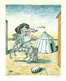 Auf der Galerie by Giorgio de Chirico, 1969, Lithograph, sold Oct 2004