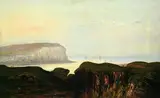 Ernest Louis Lessieux, La Rochelle - Steilküste im Morgenlicht, Oil on canvas