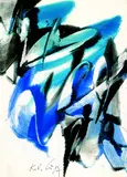 Blint by Karl Otto Götz, 1995, Gouache, sold Oct 2004