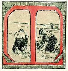 5 Bll. Initialen by Max Liebermann, Pen and Indian ink drawing, sold Oct 2004