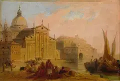 James Holland, San Giorgio Maggiore, Venedig, Oil on panel