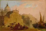 James Holland, San Giorgio Maggiore, Venedig, Oil on panel