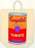 Andy Warhol, Campbell's soup can on shopping bag, 1966, Silkscreen printed in colours