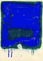 Affiche Kunsthalle Bern by Sam Francis, 1960, Lithograph in colours, sold Oct 2004