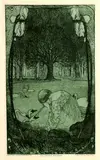 Die sieben Schwäne by Heinrich Vogeler, 1898, Etching, sold Oct 2004