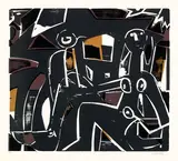 Herbst by HAP Grieshaber, 1964, Woodcut in colours, sold Oct 2004