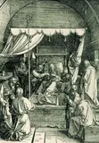 Der Tod Mariens by Albrecht Durer, 1510, Woodcut, sold Oct 2004