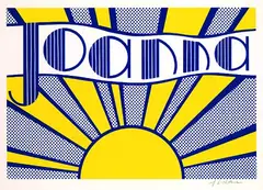 Joanna by Roy Lichtenstein, 1968, Offset lithograph in colours, sold Oct 2004