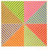 Ohne Titel by Frank Stella, 1973, Lithograph in colours, sold Oct 2004