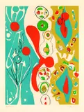 Ernst Wilhelm Nay, Spiele des Menschen, 1965, Etching and aquatint in colours