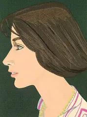 Susan by Alex Katz, 1976, screenprint in colors on Tronko Japan, sold Oct 2004
