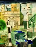 Walter Nessler, London - Charing Cross, 1938, Watercolour