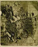 Horst Janssen, Holstentor, 1980, Etching