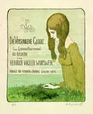 Heinrich Vogeler, Die versunkene Glocke, 1898, Lithograph in colours
