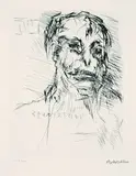 Oskar Kokoschka, Die Frösche des Aristophanes, 1968, Etching