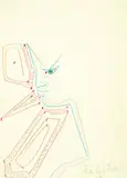 Jean Cocteau, Profil nach links