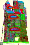 Good Morning City by Friedensreich Hundertwasser, 1969, Silkscreen in colours, sold Oct 2004