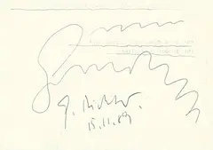 Ohne Titel by Gerhard Richter, 1989, Pencil drawing, sold Oct 2004