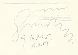 Gerhard Richter, Ohne Titel, 1989, Pencil drawing