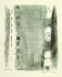 Lyonel Feininger, Manhattan 3, 1955, Lithograph