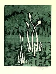 Transitions by Mark Tobey, 1971, Etching, sold Oct 2004