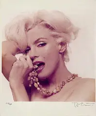 Marilyn Monroe by Bert Stern, 1962, Photograph in colours, sold Oct 2004