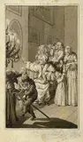 Johann David Schubert, Der Weihnachtsabend, 1792, Pen and Indian ink drawing