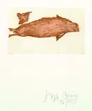 Joseph Beuys, Meerengel Robbe 3, 1982, Etching