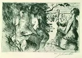 Lovis Corinth, 3 Bll. aus: Antike Legenden, 1919, Etching
