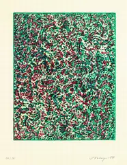 6 Bll. Kompositionen by Mark Tobey, 1971, Etching in colours, sold Oct 2004