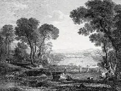Il Molino by Wilhelm Friedrich Gmelin, 1801, Etching, sold Oct 2004