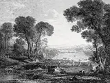 Wilhelm Friedrich Gmelin, Il Molino, 1801, Etching