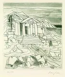 Eduard Bargheer, 9 Bll. aus: Illustration zu Sophokles' Antigone, 1967, Etching and aquatint