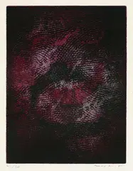 Paroles peintes by Max Ernst, 1962, Etching and aquatint in colours, sold Oct 2004