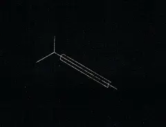 Aus: Twenty-Two Constructions from 1967 by Fred Sandback, 1986, Lithograph, sold Oct 2004