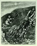 Marc Chagall, Aus: Jean de La Fontaine, Fables, 1952, Etching