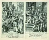 Pieter de Jode I, 11 Bll. aus: Die Passion, Copper engraving