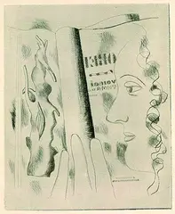 Fernand Léger, Profil de femme, 1931, Drypoint