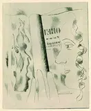 Fernand Léger, Profil de femme, 1931, Drypoint